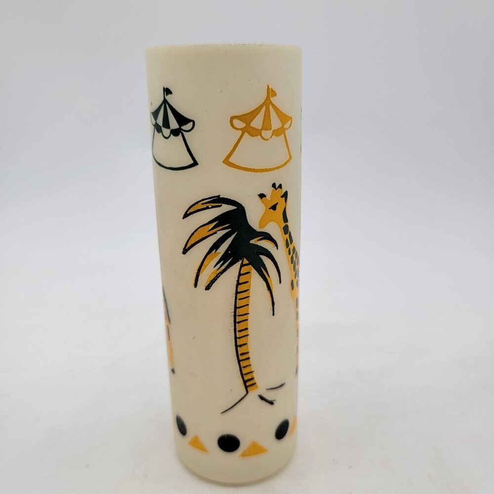 Vintage Mid-Century Modern Circus Themed Tumblers Set Of 6 - Picture 7 of 16